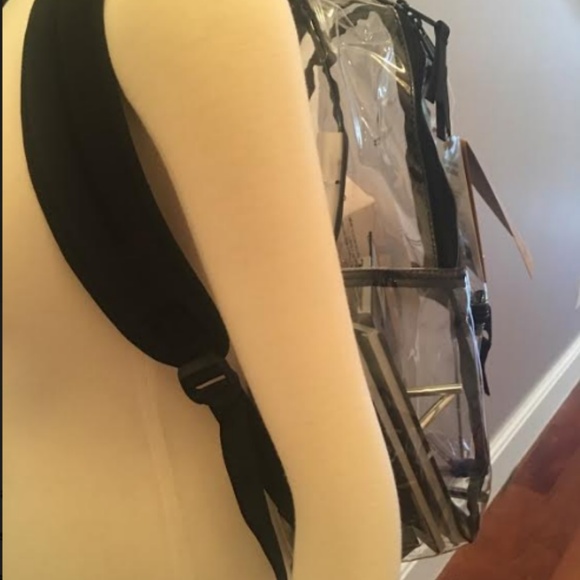 Dickies Clear PVC Laptop Backpack, Black - Picture 3 of 4